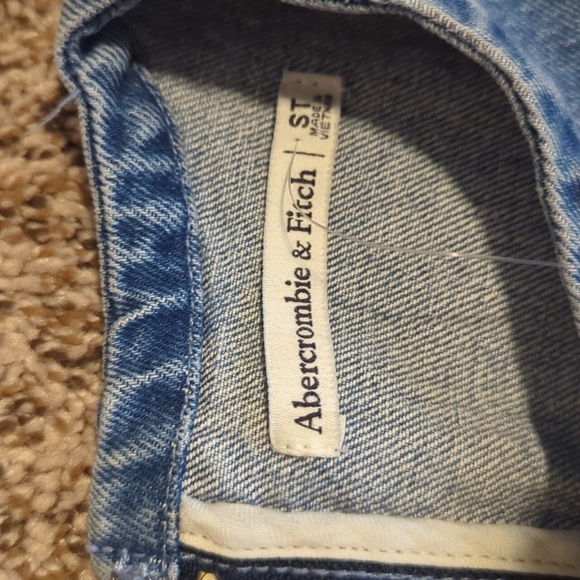 NWT Abercrombie & Fitch Shell Denim Mini Dress - Picture 2 of 5